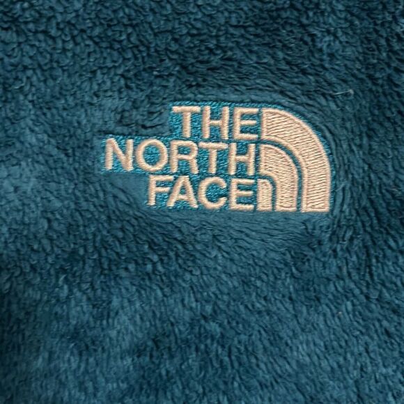 The North Face zip soft fleece jacket w pockets & cinchable bottom - Picture 4 of 13